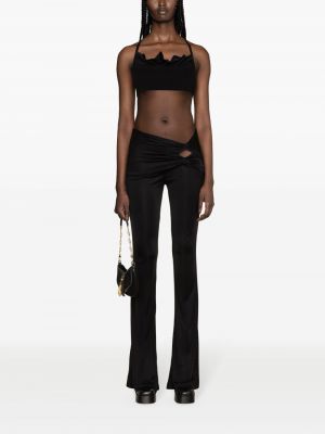 Hose ausgestellt Versace schwarz