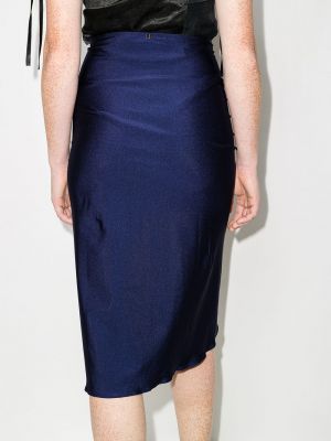 Midi sukně Adriana Degreas modré