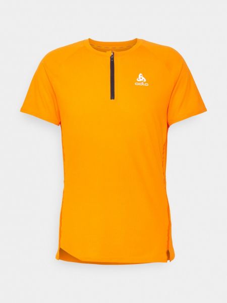 Pomarańczowa koszulka sportowa Odlo