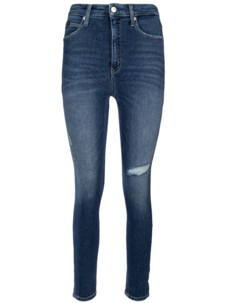 Skinny jeans Calvin Klein blå