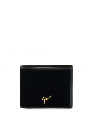 Πορτοφόλι με σχέδιο Giuseppe Zanotti μαύρο