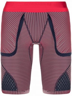 Pantalones cortos deportivos a rayas Nike X Undercover rojo
