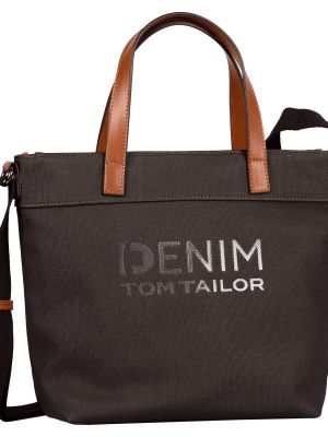 Nákupná taška Tom Tailor Denim hnedá