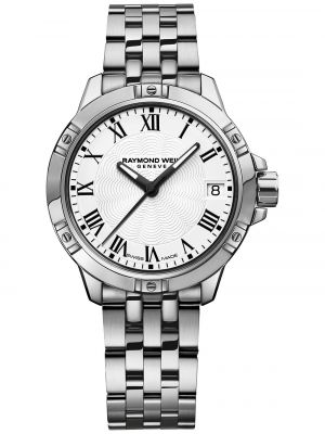 Швейцарские женские часы Tango с браслетом из нержавеющей стали, 30 мм Raymond Weil, серебро