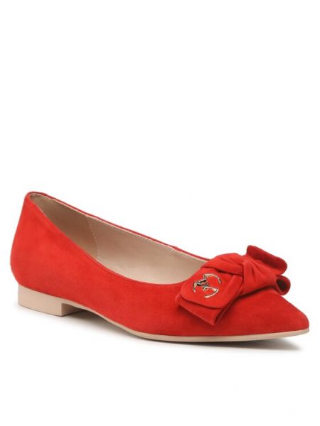 Balerina cipők Eva Minge piros