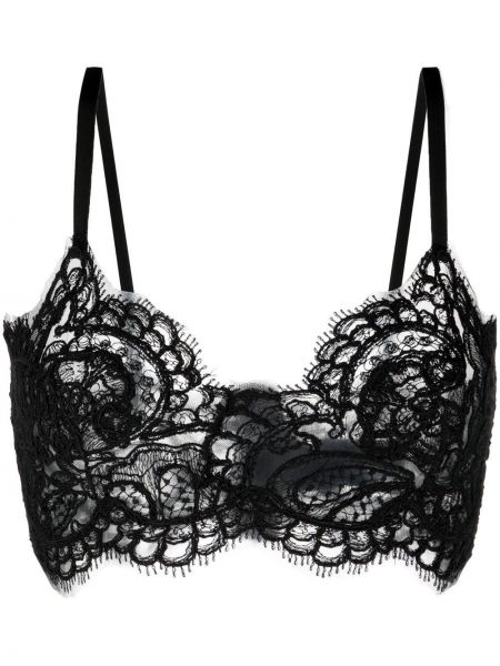 Bralette med mönster i blommigt Ermanno Scervino svart