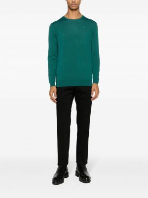 Vlněný svetr Karl Lagerfeld zelený