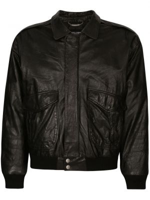 Bomber jakna Dolce & Gabbana črna