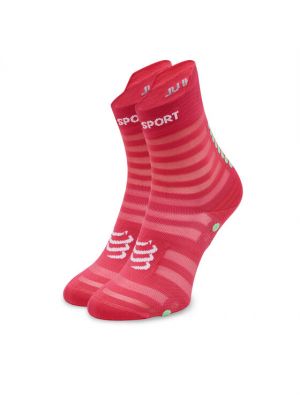 Ψηλές κάλτσες Compressport ροζ
