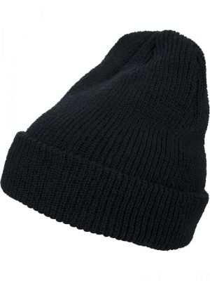 Pletený pletený čepice Flexfit černý