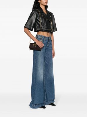 Leder schultertasche Versace Jeans Couture