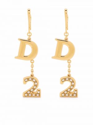 Pendientes Dsquared2 dorado