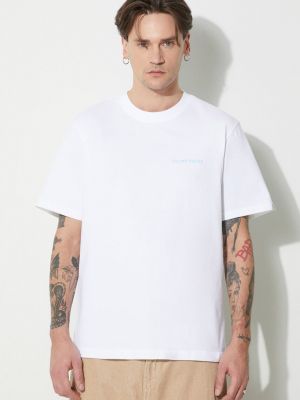 Bavlněné tričko s potiskem Filling Pieces bílé