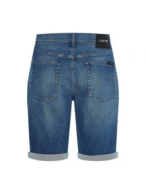 Pantalones cortos vaqueros slim fit Calvin Klein azul