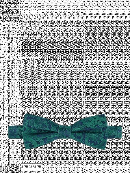Krawat z wzorem paisley Monti zielony
