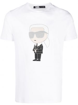 Tričko Karl Lagerfeld bílé
