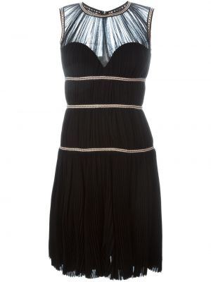 Plissert dress Alexander Mcqueen svart