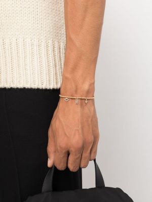 Rozā zelta rokassprādze ar pērlītēm Anil Arjandas