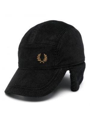 Cord cap Fred Perry schwarz