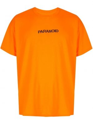 Camiseta con estampado Anti Social Social Club naranja