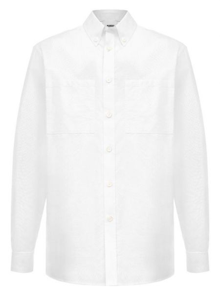 Хлопковая рубашка Burberry белая