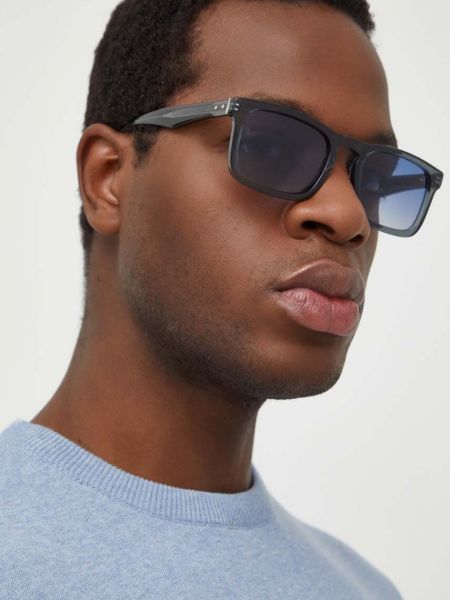 Szare okulary przeciwsłoneczne Tommy Hilfiger