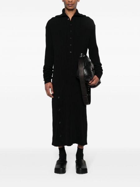 Medvilninis megztinis Yohji Yamamoto juoda