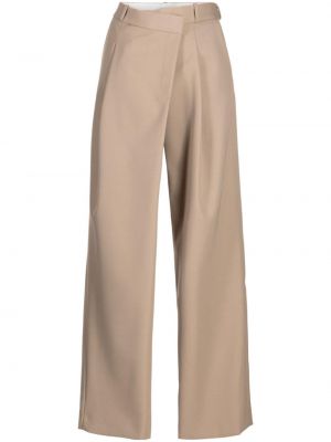 Pantalon large Simkhai marron