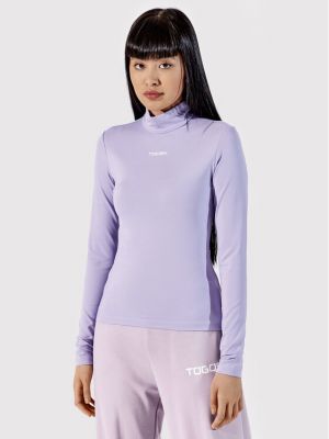 Bluză slim fit Togoshi violet