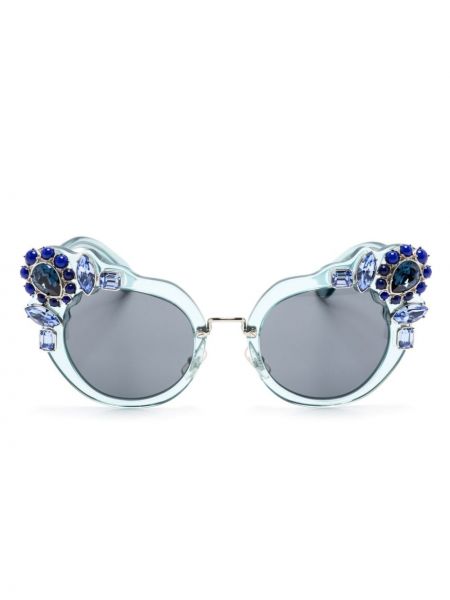 Saulesbrilles ar kristāliem Miu Miu Eyewear