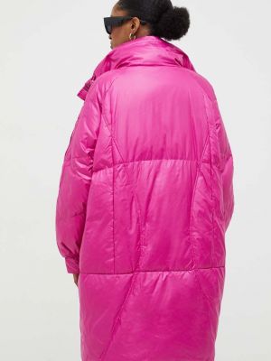 Oversized téli kabát Answear Lab rózsaszín