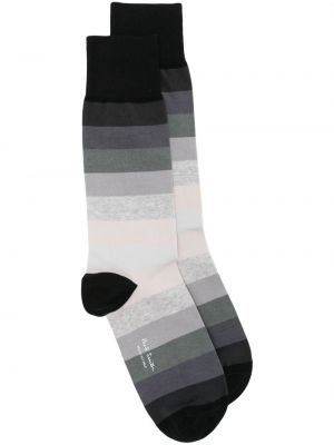 Pruhované bavlnené ponožky Paul Smith sivá