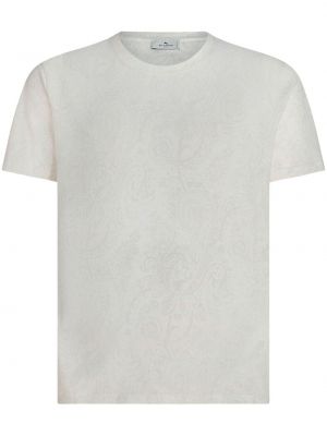 T-shirt en cachemire en coton à imprimé Etro