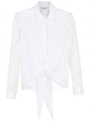 Nėriniuota marškiniai Amir Slama balta