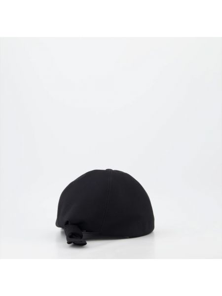 Gorra con lazo de lana Dior negro