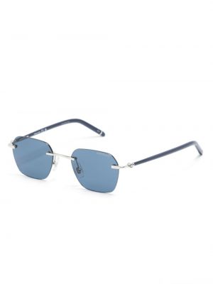 Okulary przeciwsłoneczne Montblanc niebieskie
