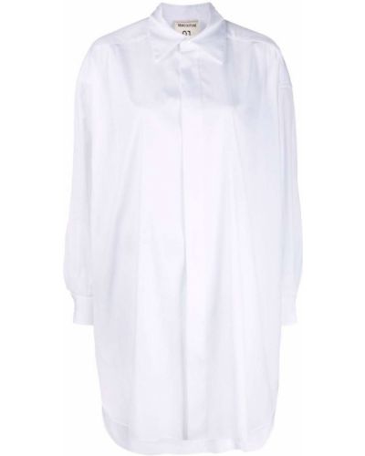 Vestido camisero Semicouture blanco