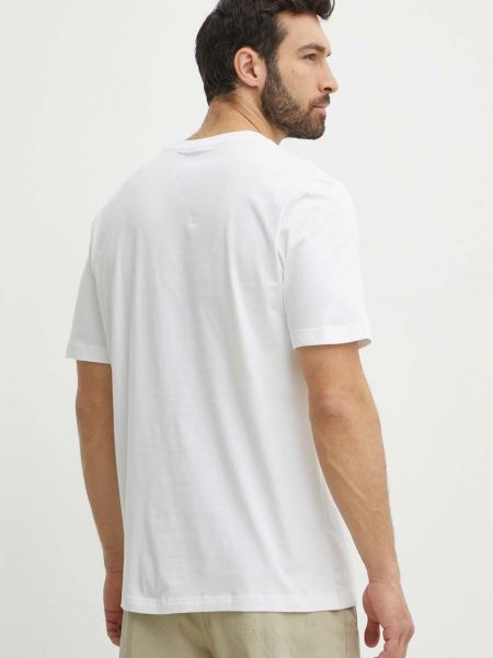 Koszulka bawełniana z nadrukiem Adidas Originals biała