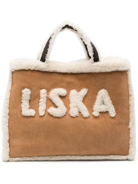 Shopping bag Liska brun