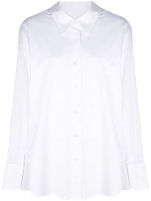 Długa koszula bawełniane klasyczne z długim rękawem A.l.c. - biały