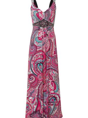 Длинное платье Bodyflirt Boutique розовое