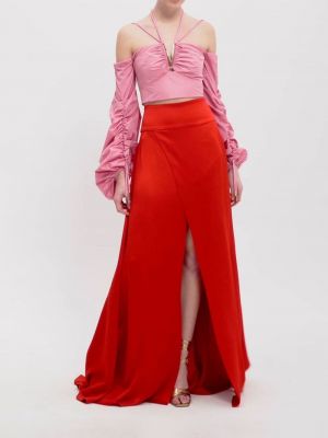 Długa spódnica Silvia Tcherassi czerwona