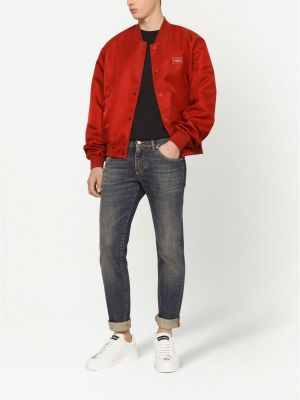 Bomber jakk Dolce & Gabbana punane