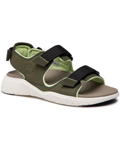 Sandales en cuir Timberland vert