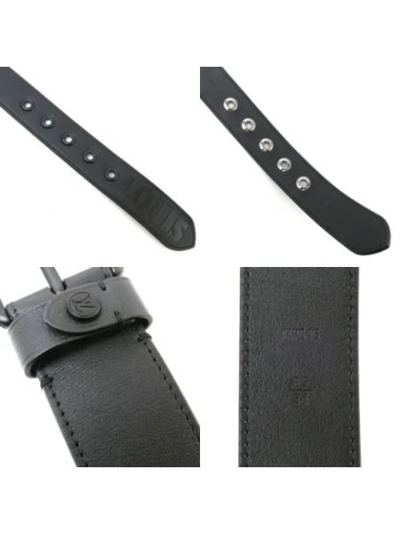 Cinturón retro Louis Vuitton Vintage negro