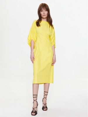 Φόρεμα Silvian Heach κίτρινο