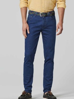 Jeans skinny Meyer bleu