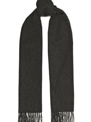 Серый кашемировый шарф Pal Zileri