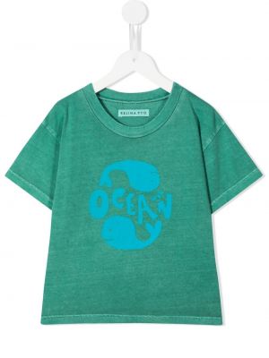 T-shirt con stampa Rejina Pyo verde