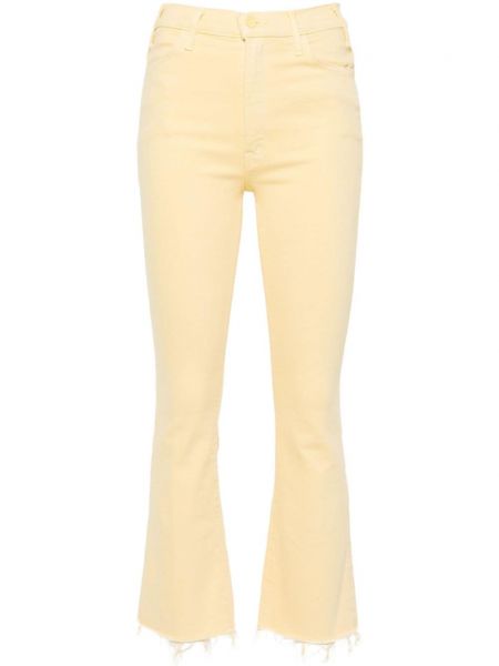 Jeans bootcut Mother jaune